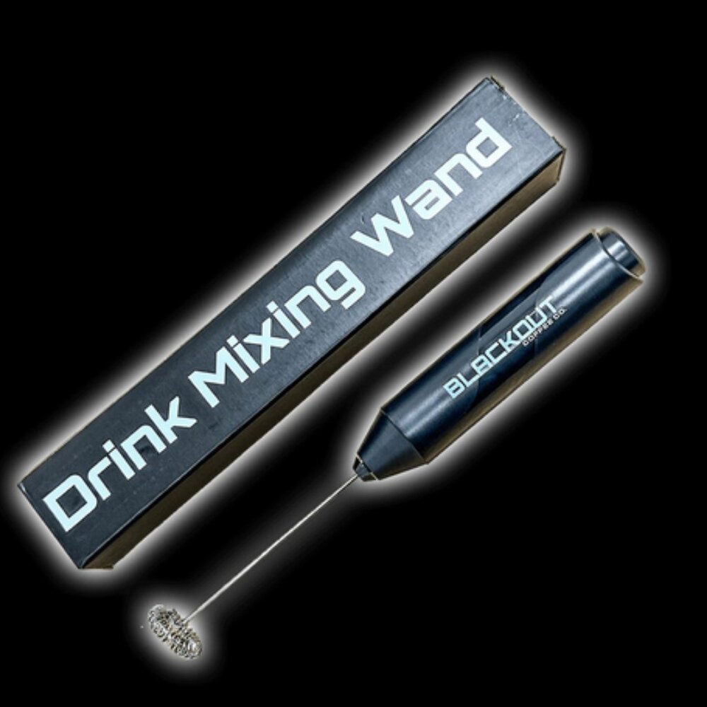 💀 Blackout Coffee Skull Tumbler Mixing Wand & Keychain Gift Set - Picture 7 of 8